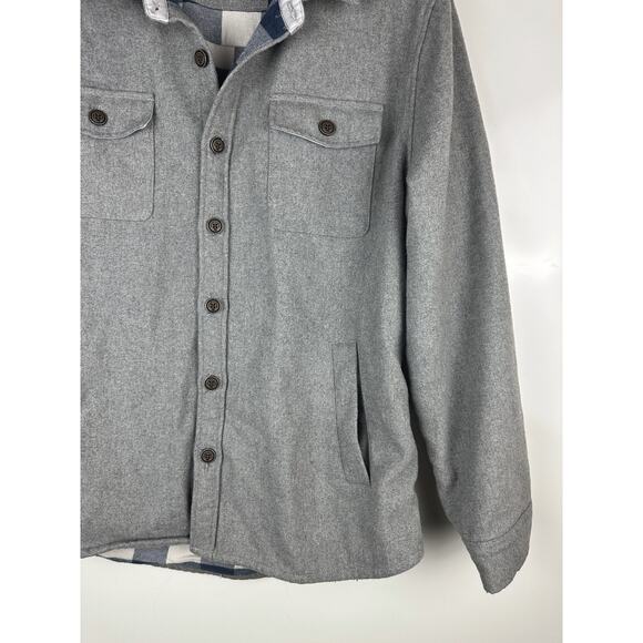 The Normal Brand Brightside Wool Blend Jacket Plaid Flannel Lined Workwear XL - Picture 7 of 9